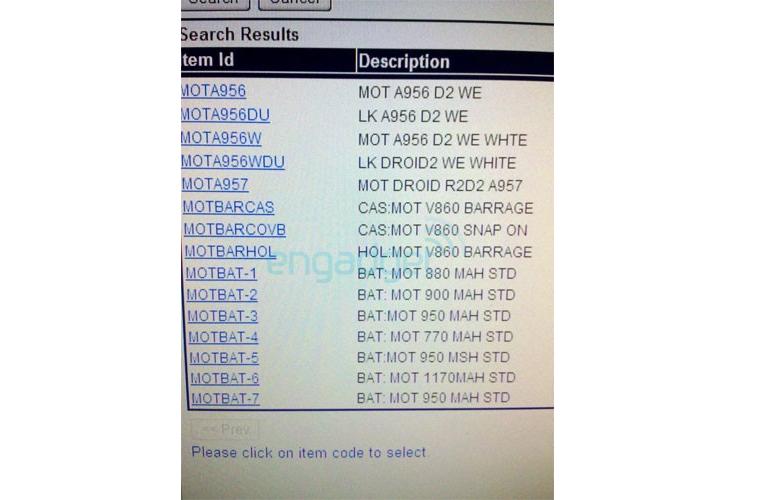 More Evidence That the DroidPro is Just the Droid 2 World Edition