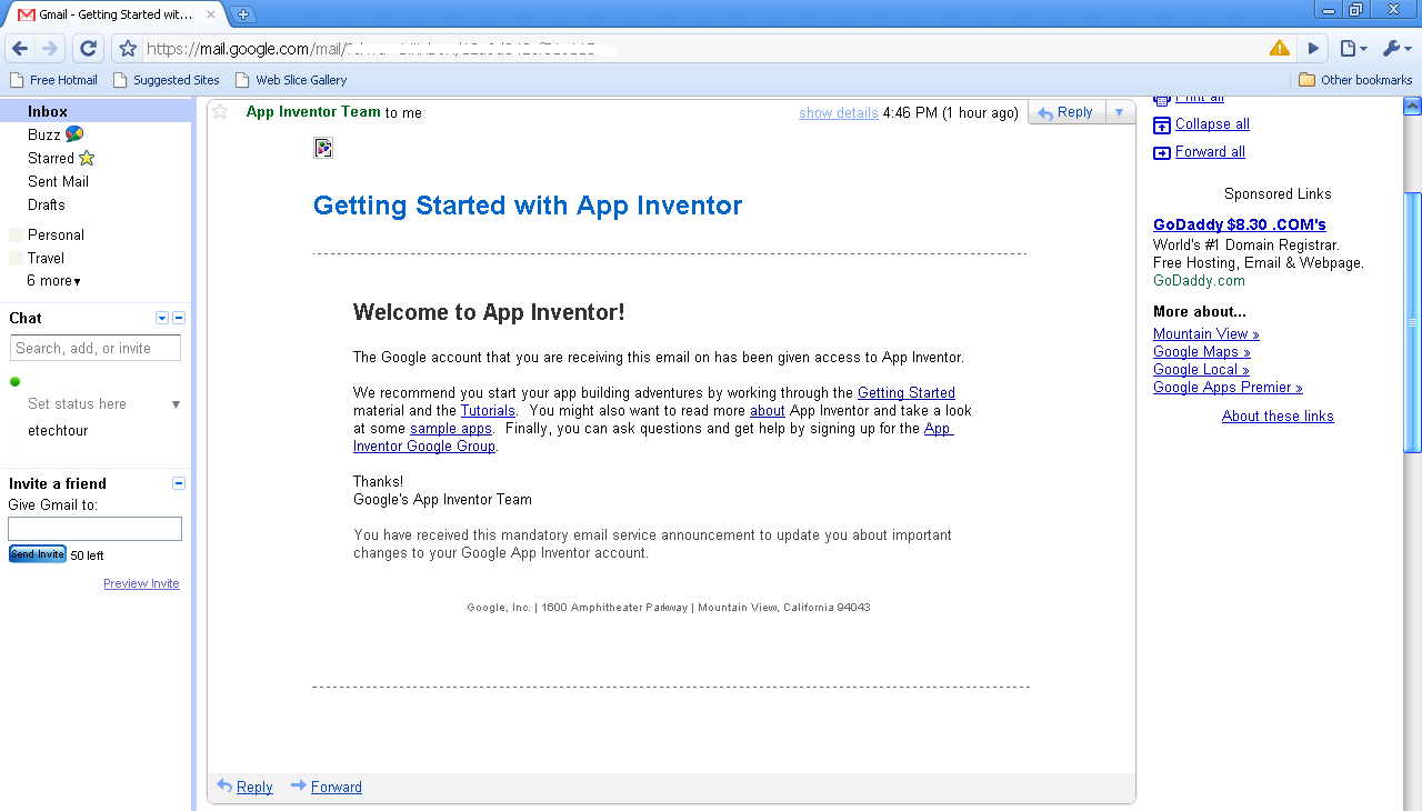 Google Giving Access to First Round of App Inventor